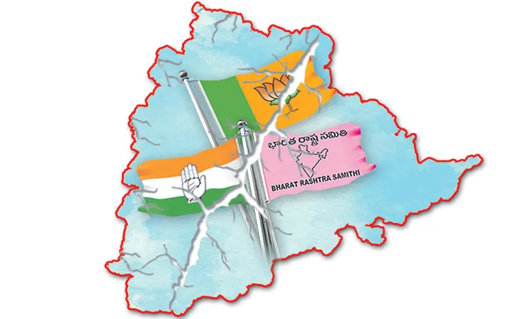 Internal strife in the three main parties in Telangana