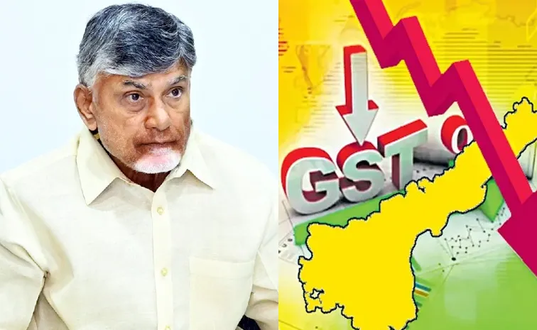 Gst Growth Rate Fall Down Again In Chandrababu Govt