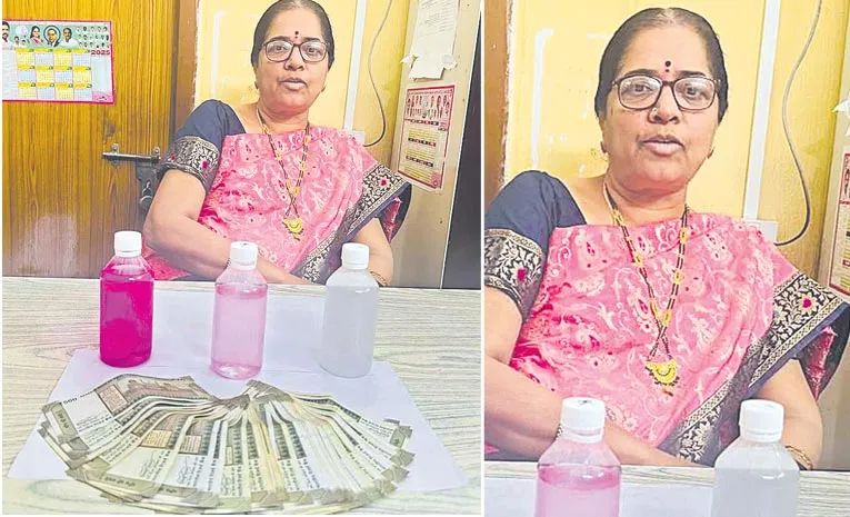ACB Officials Caught Tax Senior Assistant Sunitha