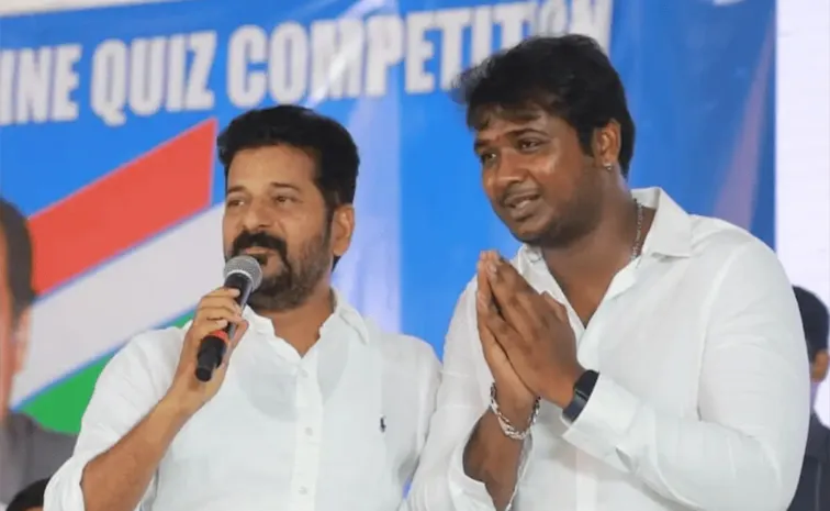 సీఎం రేవంత్ రెడ్డితో సింగర్ రాహుల్ సిప్లిగంజ్ (ఫైల్ ఫోటో)