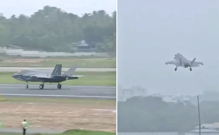 British F 35 fighter jet finally flies home From Kerala