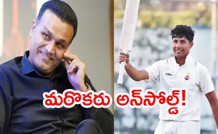 DPL: Sehwag Elder Son Aaryavir Hits Jackpot Younger Son Vedant Unsold