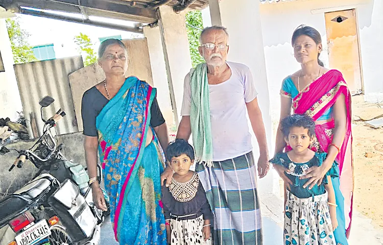 An elderly farmer grief on social media