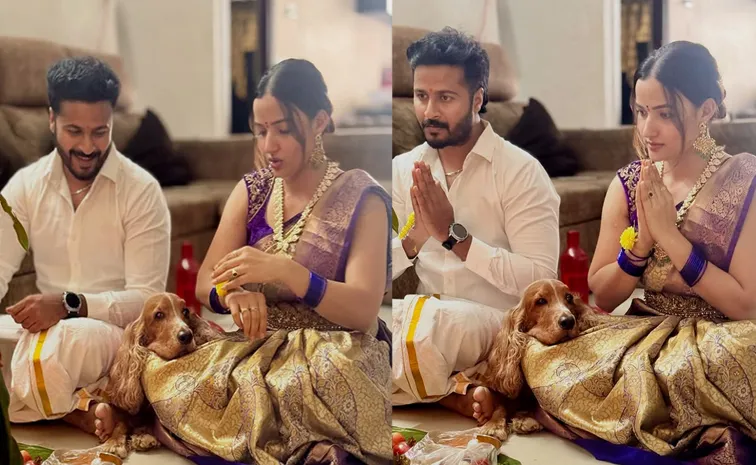 Siri Hanumanth, Srihan Did Varalakshmi Vratham 2025