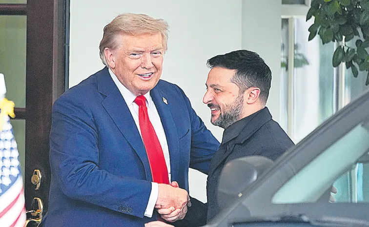 Donald Trump Meeting With President of Ukraine Volodymyr Zelenskyy