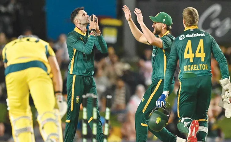 Keshav Maharaj Five Fer South Africa Beat Australia By 98 Runs Biggest Win
