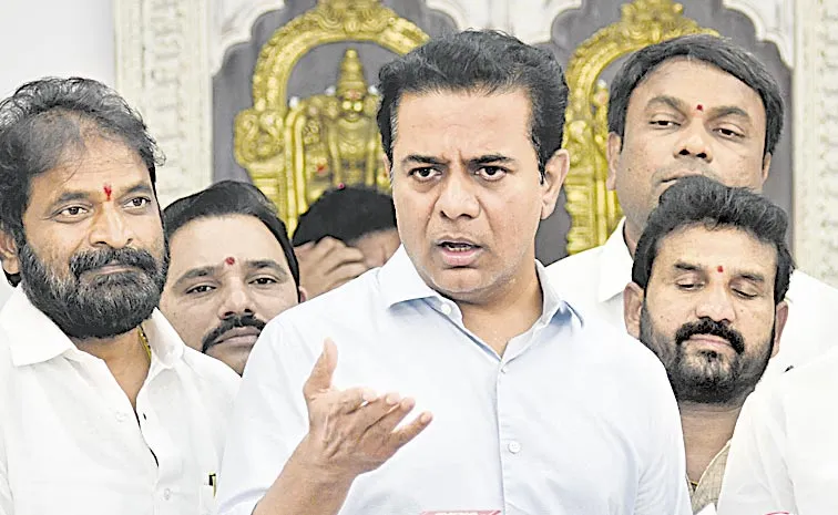 KTR comments on Revanth Reddy Over Urea Shortage