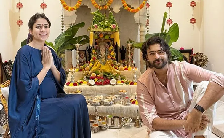 Lavanya Tripathi Performs Vinayaka Chaturthi Pooja