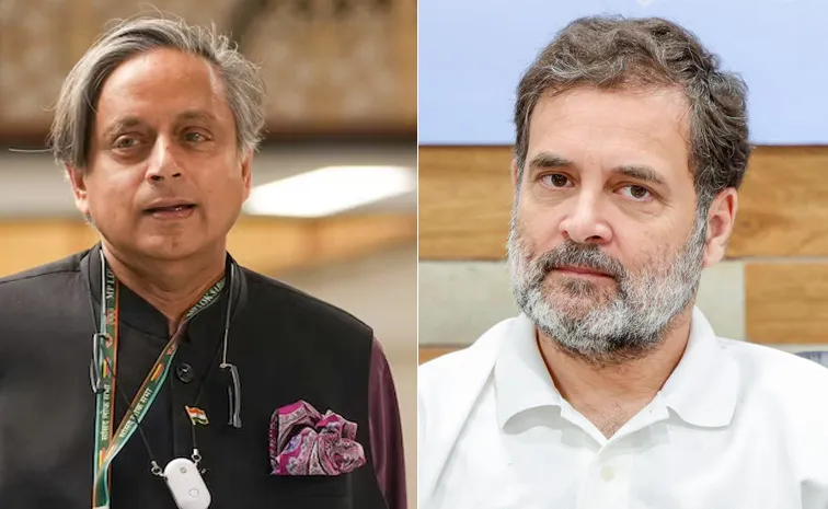 A Shashi Tharoor Push To Rahul Gandhi Poll Claim