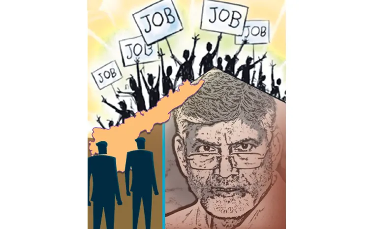 AP ranks third in unemployment in Chandrababu Govt Rule