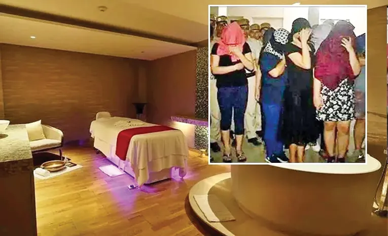 Police Raids On Spa Centers In East Godavari