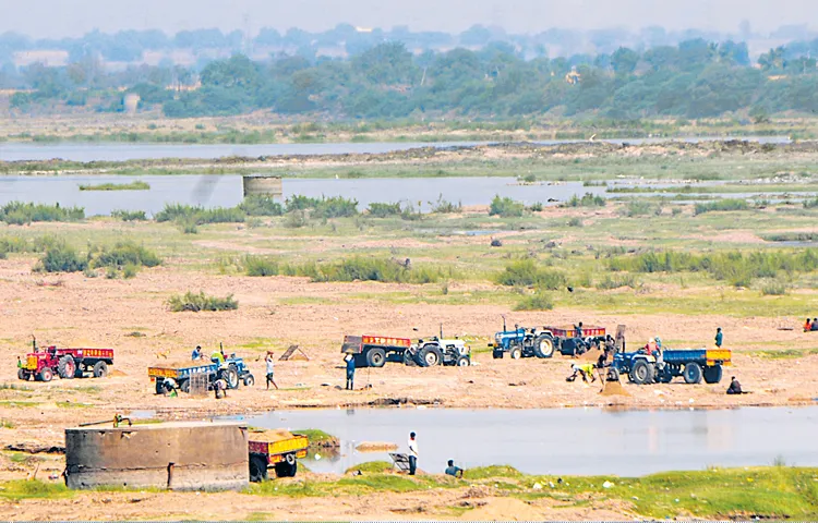 Illegal sand mining is rampant across the state