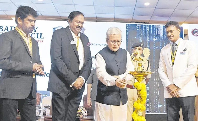 Governor Jishnu Dev Verma at the beginning of Traffic Summit: Telangana