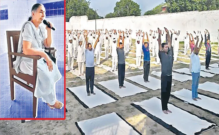 Aruna Sareen has spent 25 years helping prisoners, conduct yoga and skills