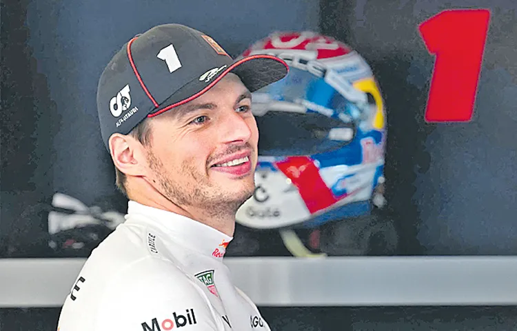 Pole position for Red Bull driver Verstappen