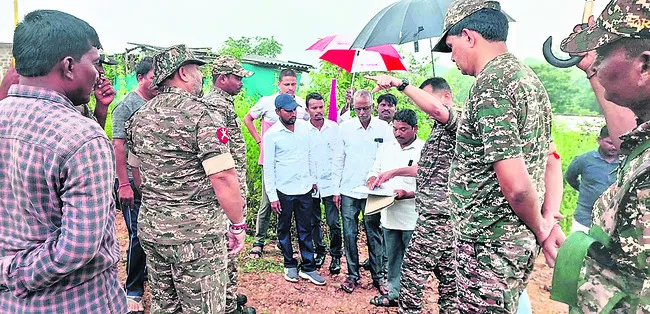 సీఆర్పీఎఫ్ బెటాలియన్ ఏర్పాటుకు స్థల పరిశీలన