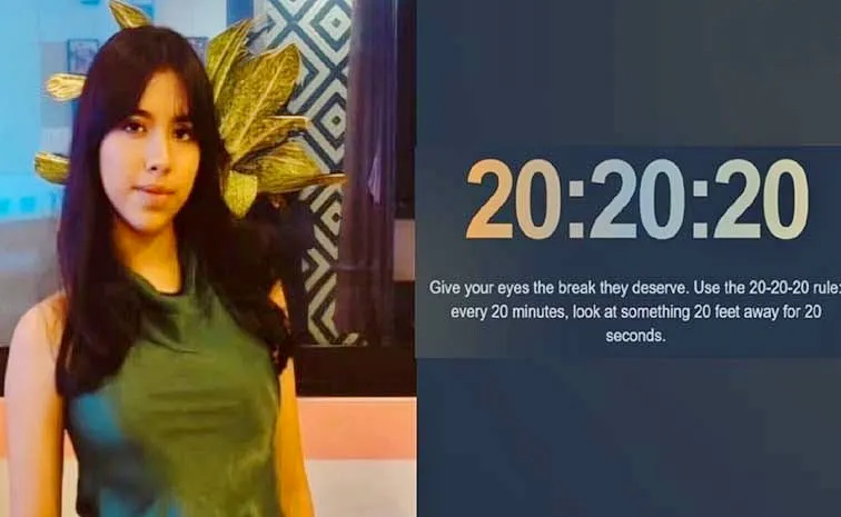 17 year old turns myopia struggle into a 20:20:20 rule website for eye health