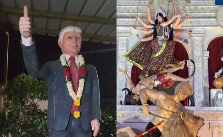 Trump In And As Mahishasura Attaracts Social Media