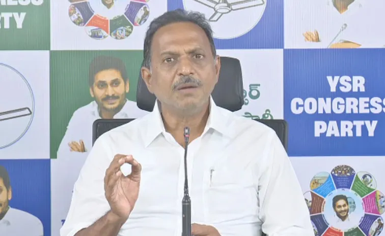 SV Satish Reddy Slams Chandrababu On Almatti Issue