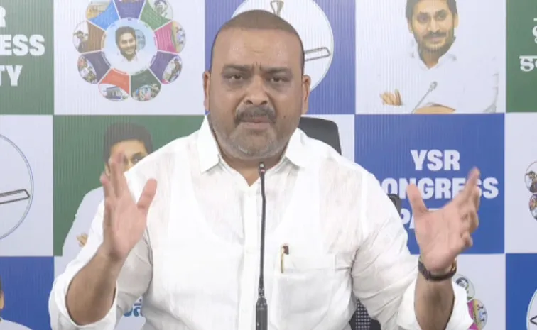 YSRCP Leader Kaile Anil Kumar Takes On Chandrababu Sarkar