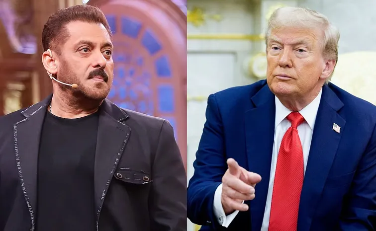 Salman Khan dig at Donald Trump in bigg boss 19