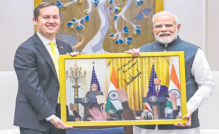 US Ambassador Sergio Gor began his India visit with high-level meetings