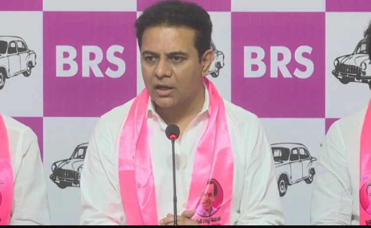 BRS KTR Sensational Allegations On Telangana Ministers