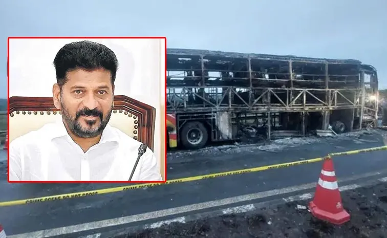 Telangana Govt Announce exgratia On Kurnool Bus Accident