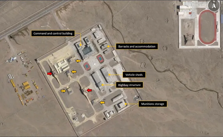 China massive defence complex near Pangong Lake, Indian Border