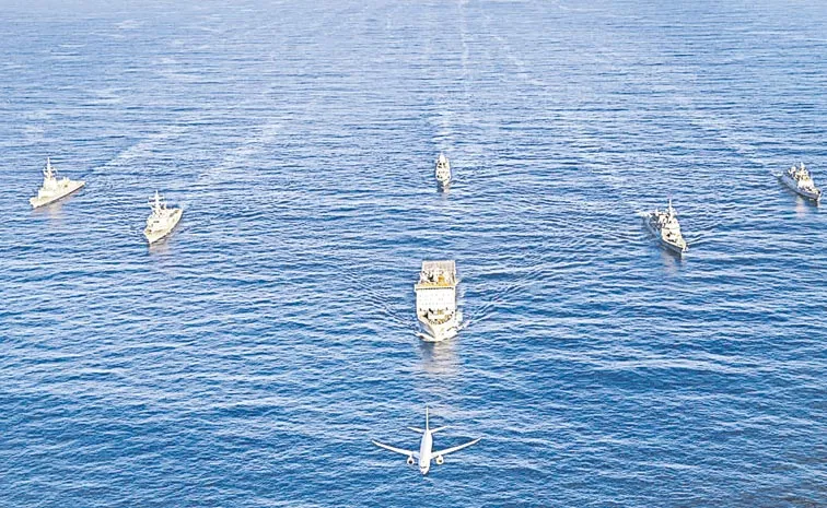 Malabar 2024 maneuvers from October 8 in Visakhapatnam