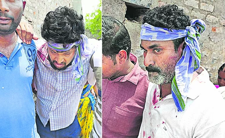 TDP Leaders Attack On YSRCP Leader In Narasaraopet