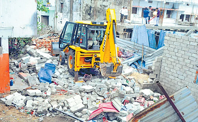 Telangana Govt decision not to demolish structures now