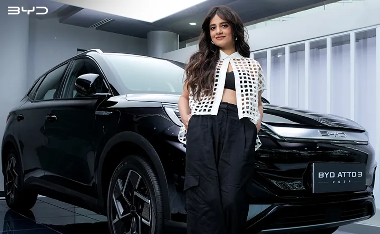 Singer Jasleen Royal Gets Home BYD Atto 3 Electric SUV