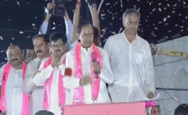 Kcr Comments At Hanamkonda Road Show