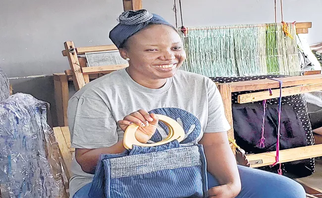 Nigerian Designer Adejoke Lasisi makes fabric, bags, and accessories from discarded plastic - Sakshi