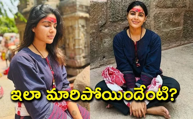 Actress Samyuktha Menon Visited Kamakhya Temple 