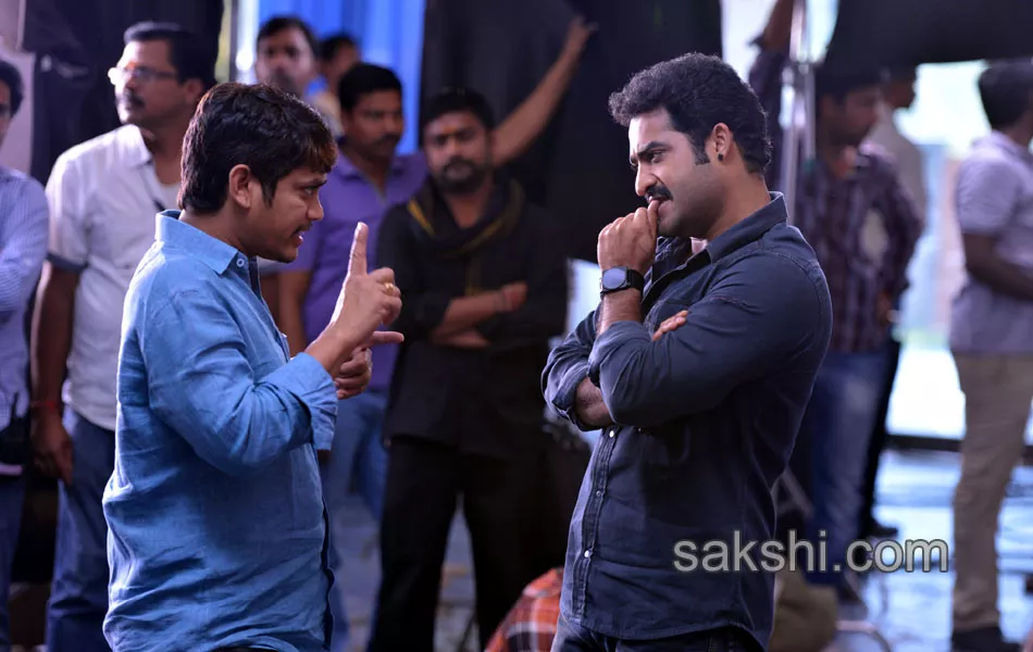 NTR Rabhasa movie working stills - Sakshi