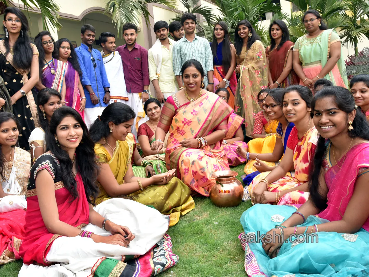 Ugadi 2018 Celebrations in MLRIT College - Sakshi