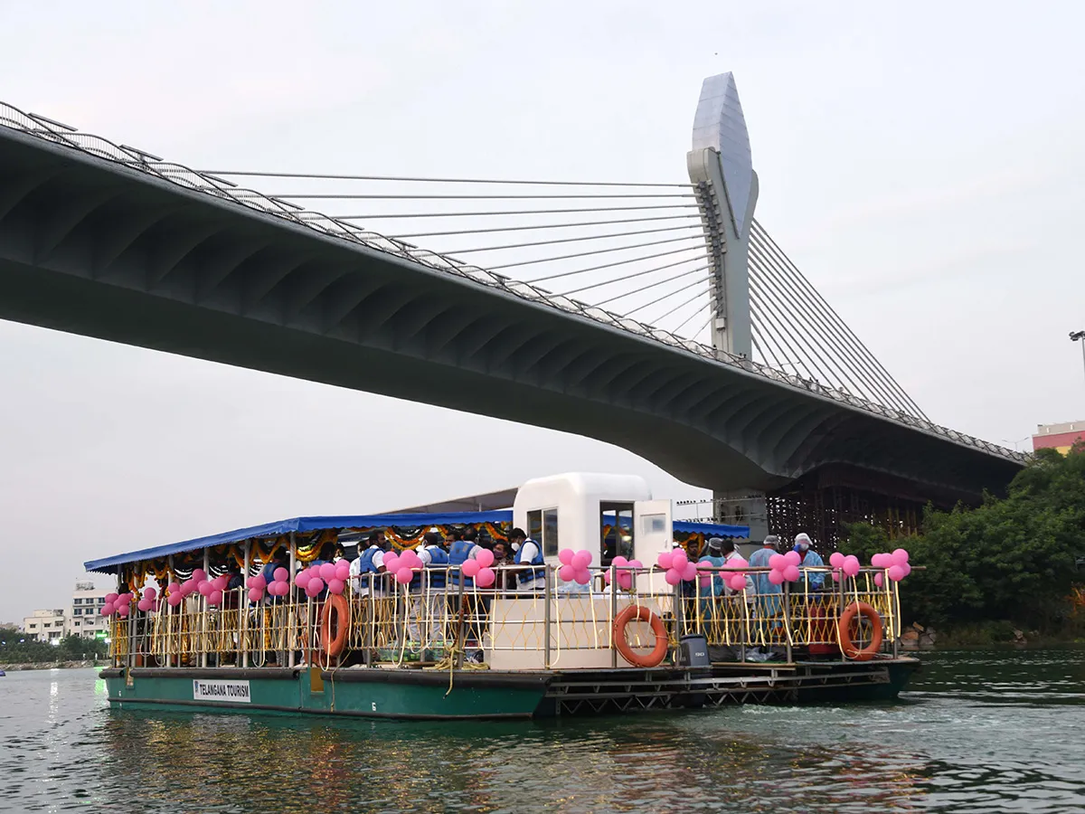 durgam cheruvu cable bridge photos - Sakshi