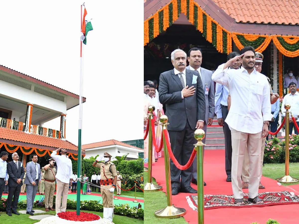 CM YS Jagan Participating In AP State Formation Day Programme Photo Gallery - Sakshi