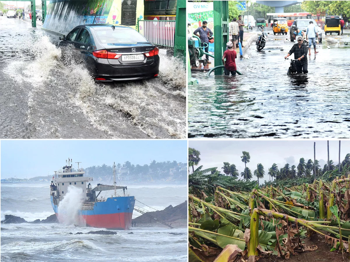 Cyclone Asani Effect Heavy Rainfall Lashes Andhra Pradesh - Sakshi