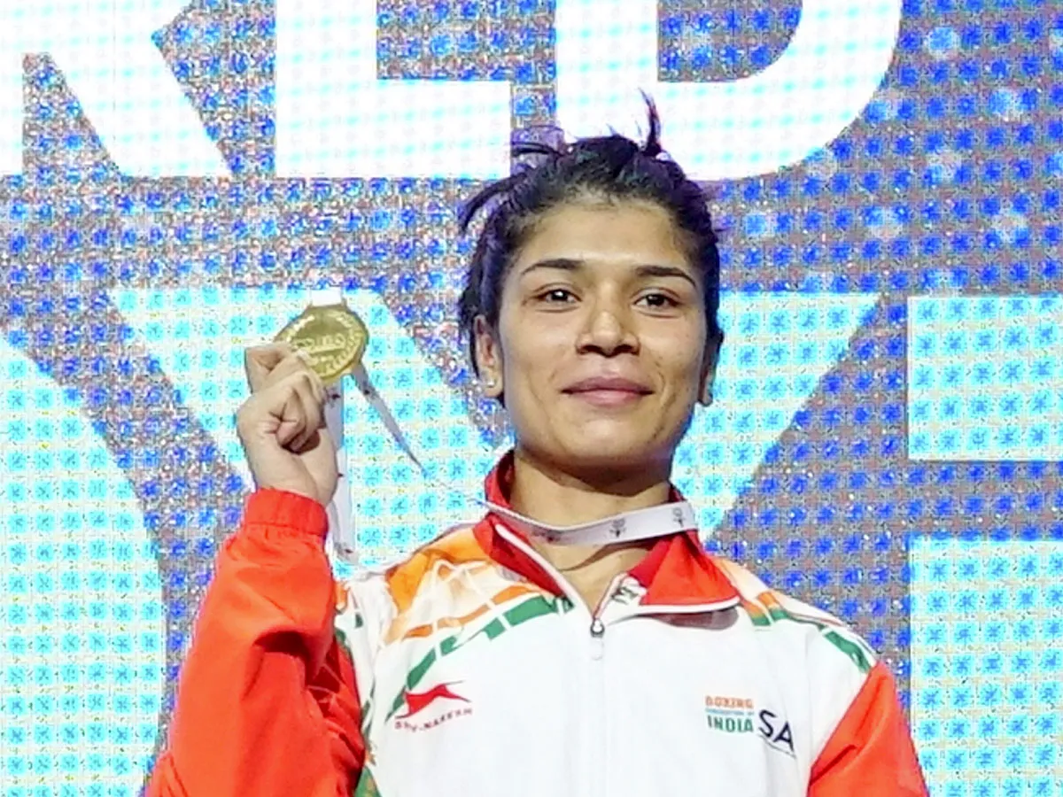 Nikhat Zareen Wins Gold At Womens World Boxing Championships - Sakshi