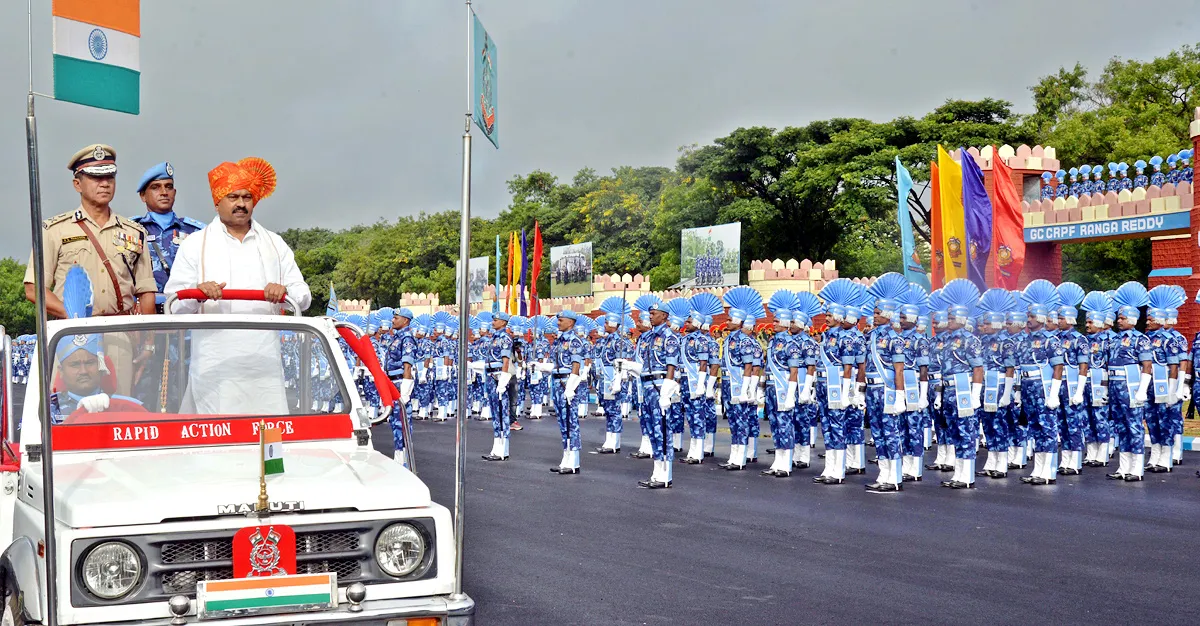 30th Rapid Action Force Anniversary Celebrations Held In Hakipmet - Sakshi