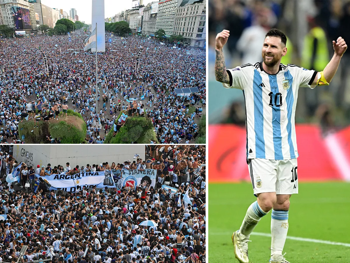 FIFA World Cup 2022 Argentina Celebrates Memorable Win Photos - Sakshi