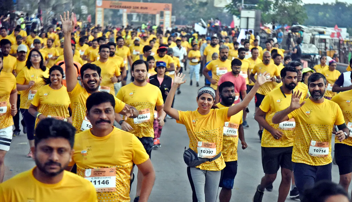 Freedom Hyderabad 10K Run Photos - Sakshi