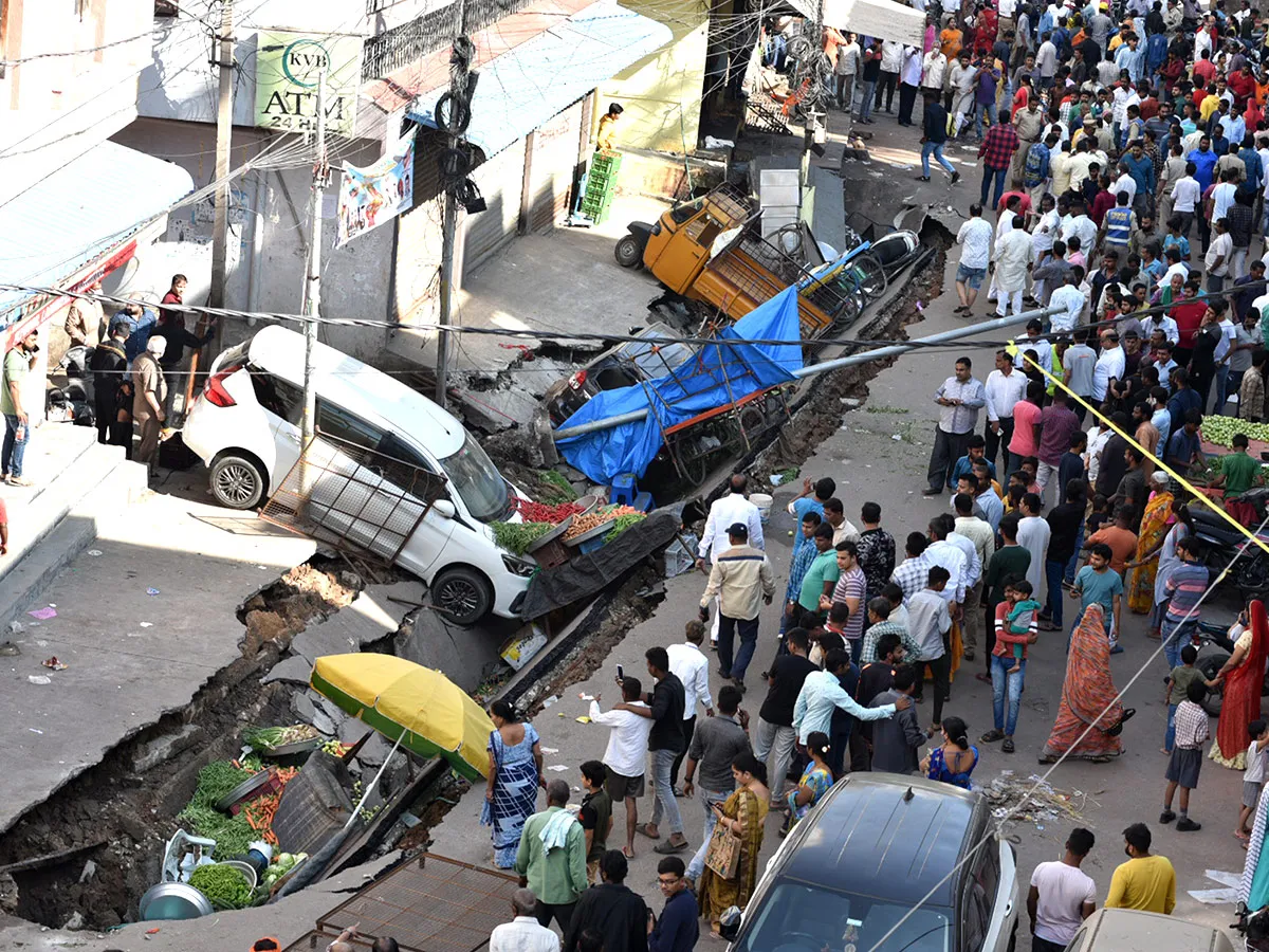 Hyderabad: Goshamahal Nala Collapse Photos - Sakshi