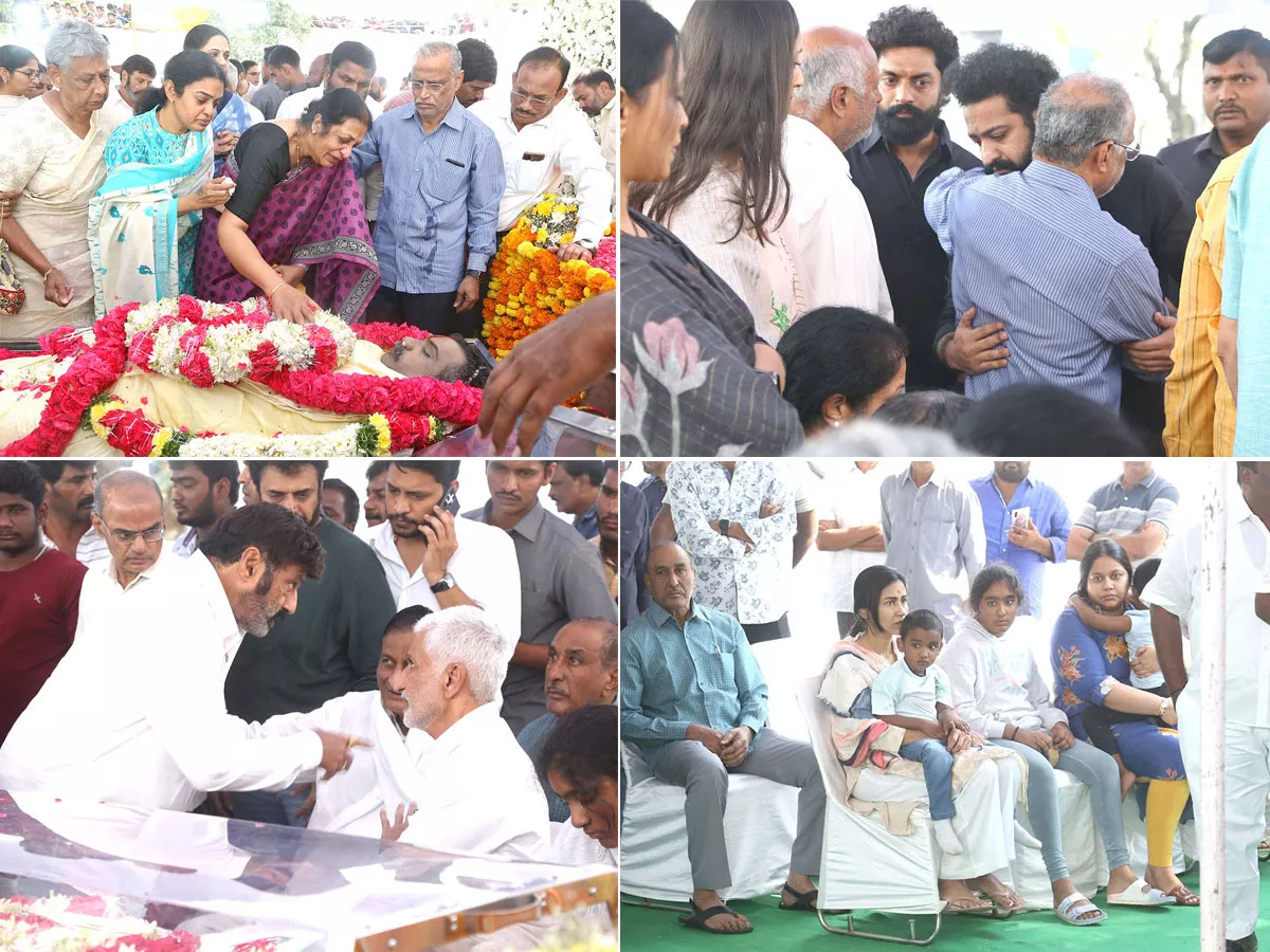 Family Members Final Respect to Nandamuri TarakaRathna FilmChamber - Sakshi