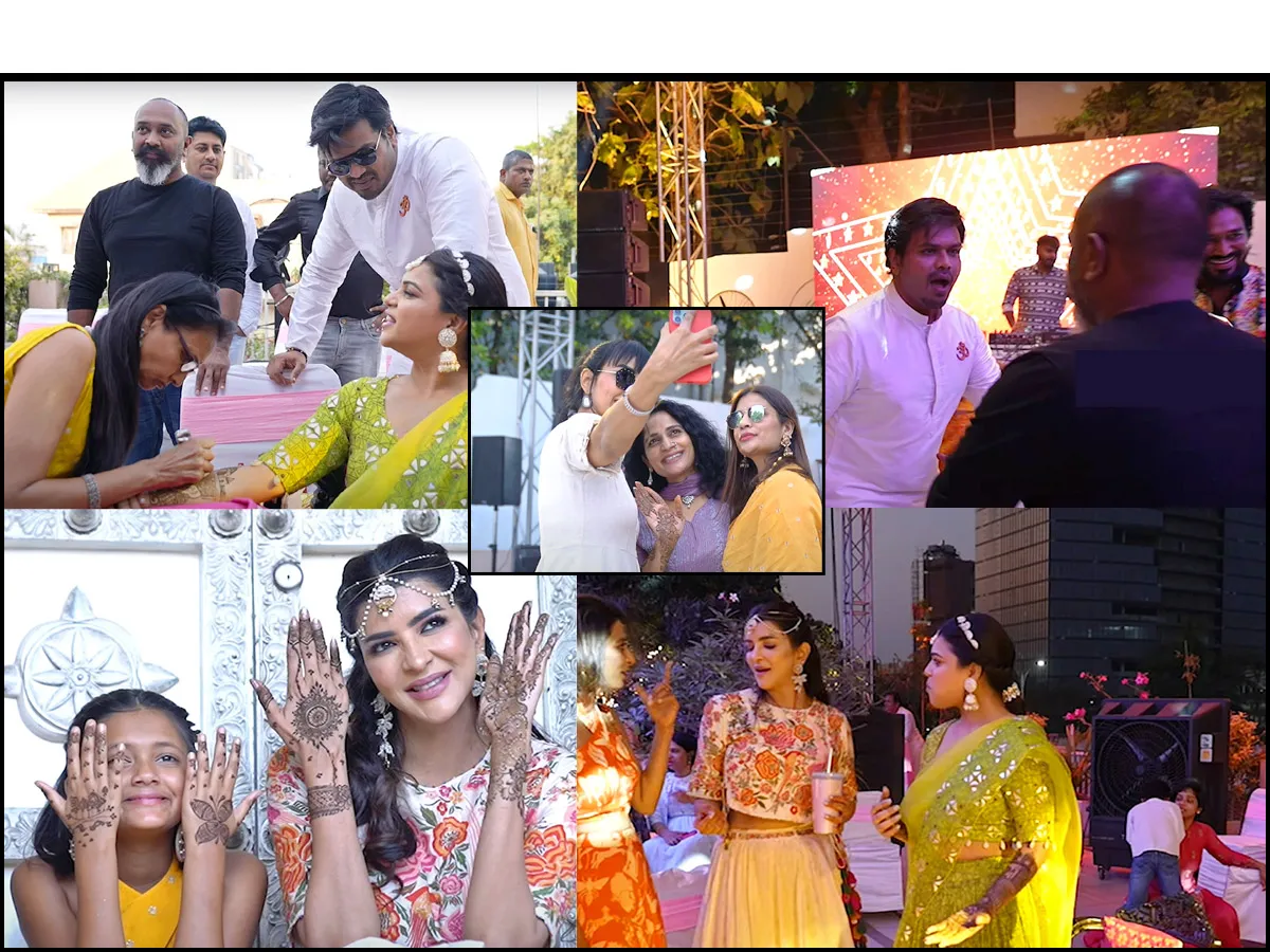 Manchu Manoj And Mounikas Mehndi Function Photos - Sakshi