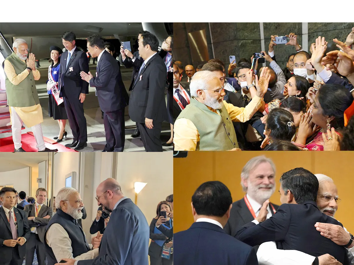 PM Narendra Modi heads to Japan for G7 summit Photos - Sakshi