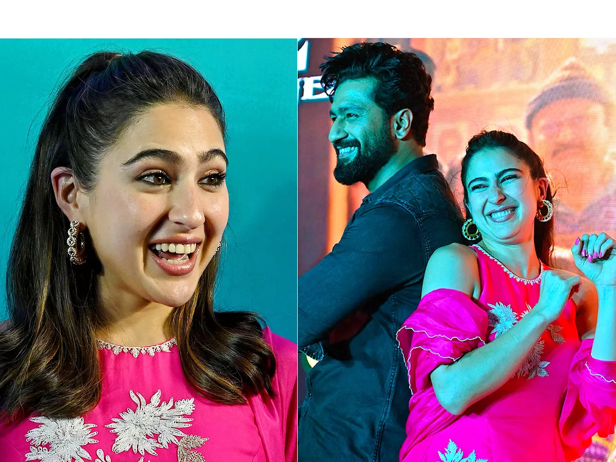 Sara Ali Khan And Vicky Kaushal Promote Their Upcoming Film Zara Hatke Zara Bachke Photos - Sakshi